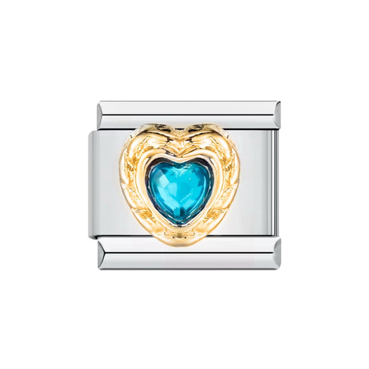 Small BlueHeart Stone