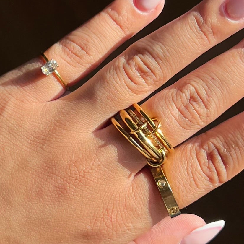 Anel Oval Cut