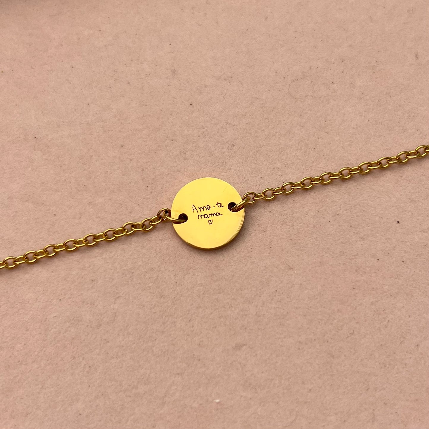 Pulseira Medalha Mini Personalizável