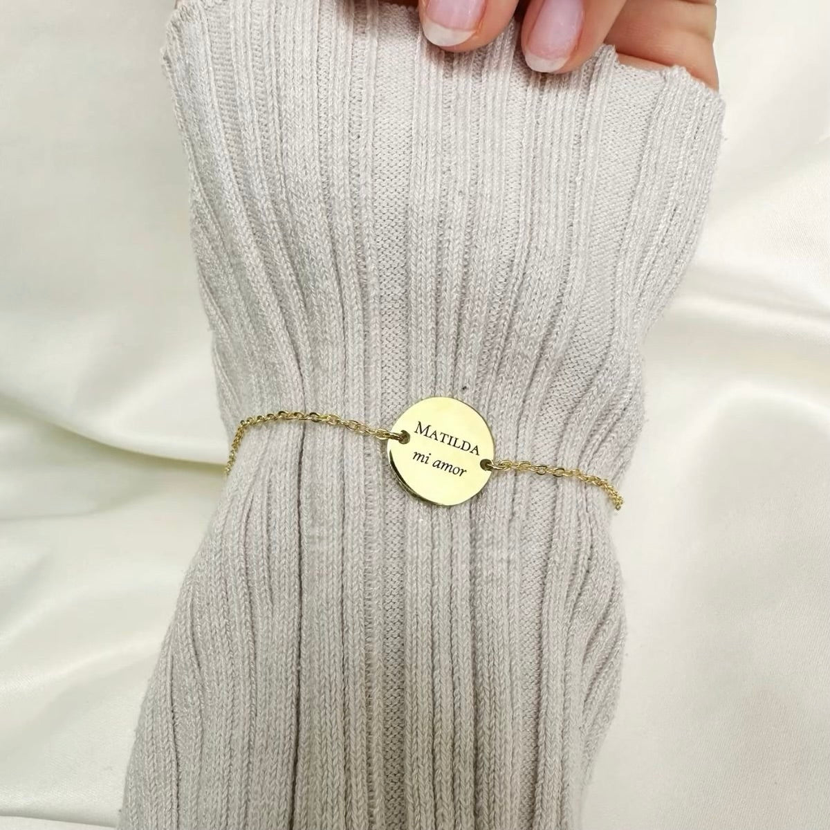 Pulseira Medalha Personalizável