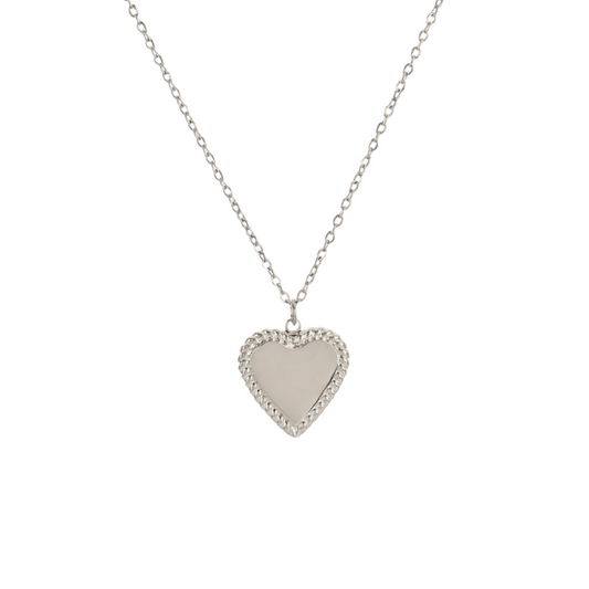 Colar Medalha Coração Personalizável