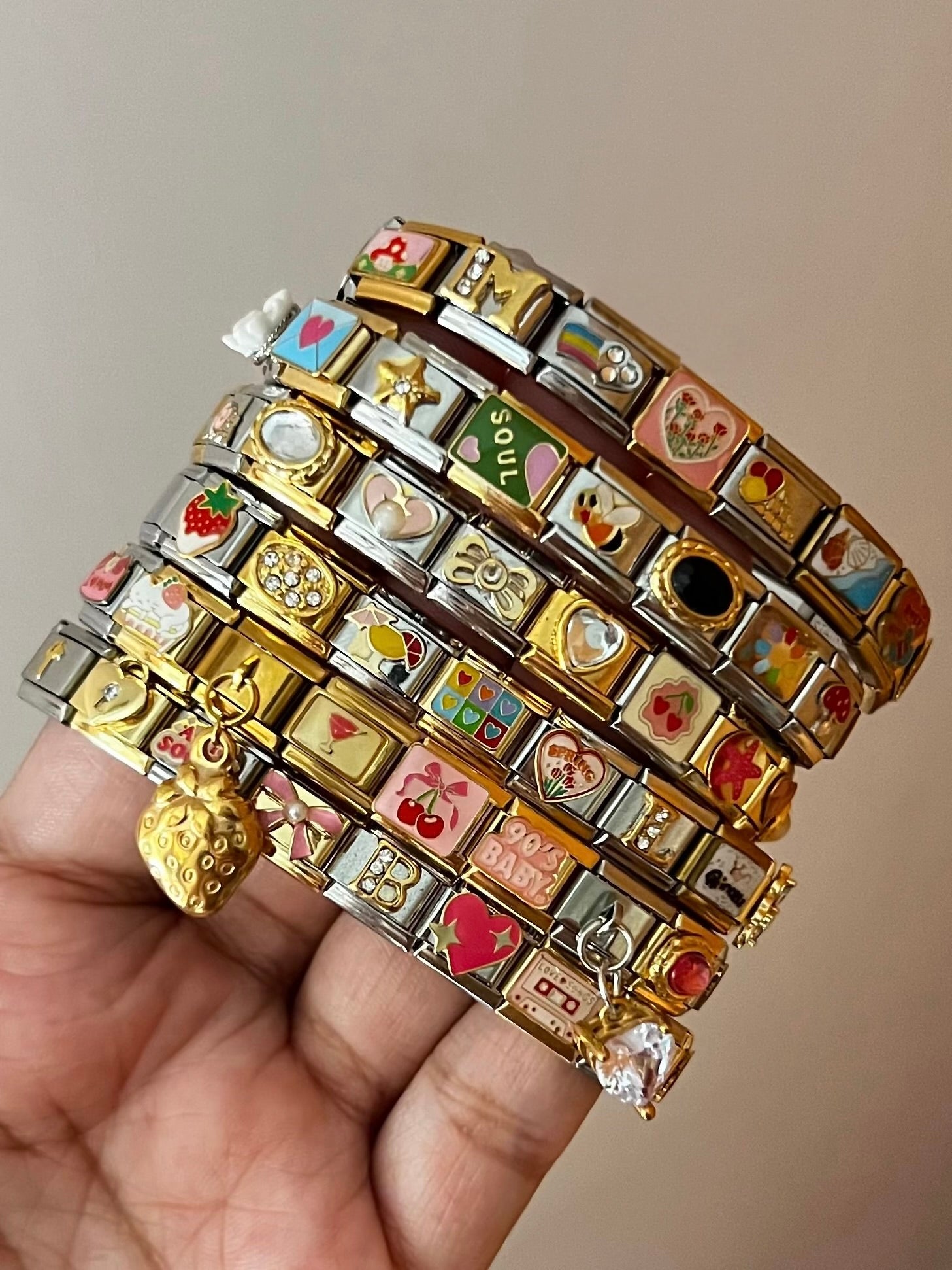✨ Crie sua pulseira Italian Charm
