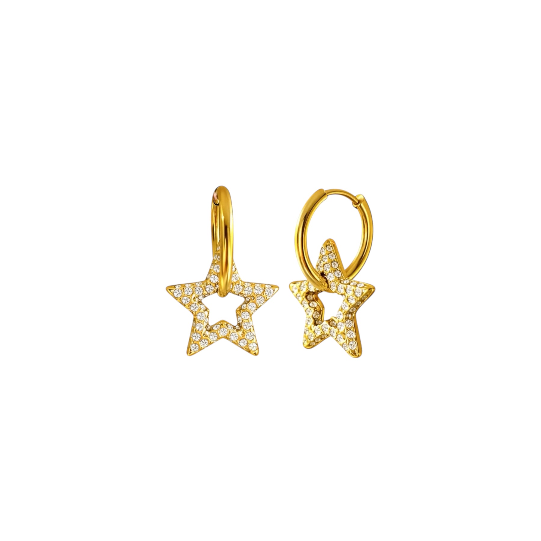 Argola Star Drop