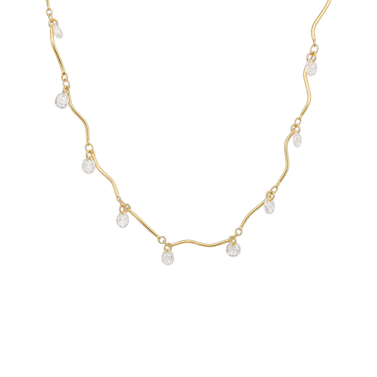Colar Crystal Drop
