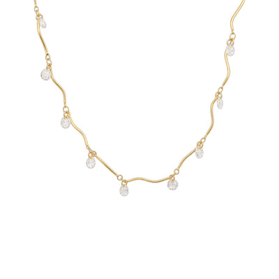 Colar Crystal Drop
