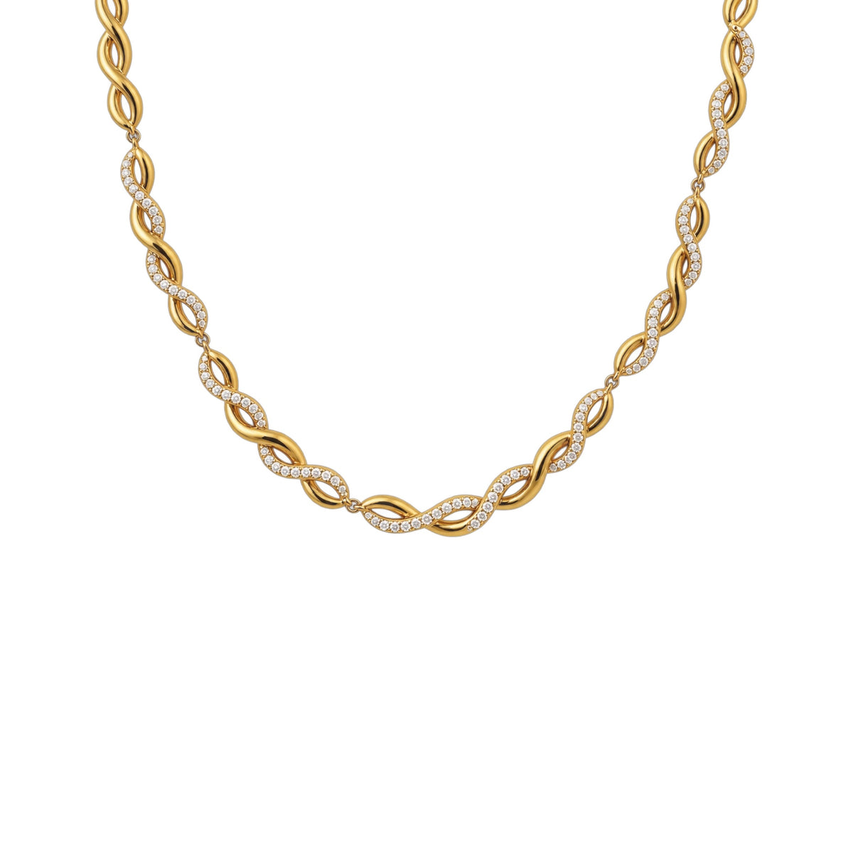 Colar Infinity Pavé