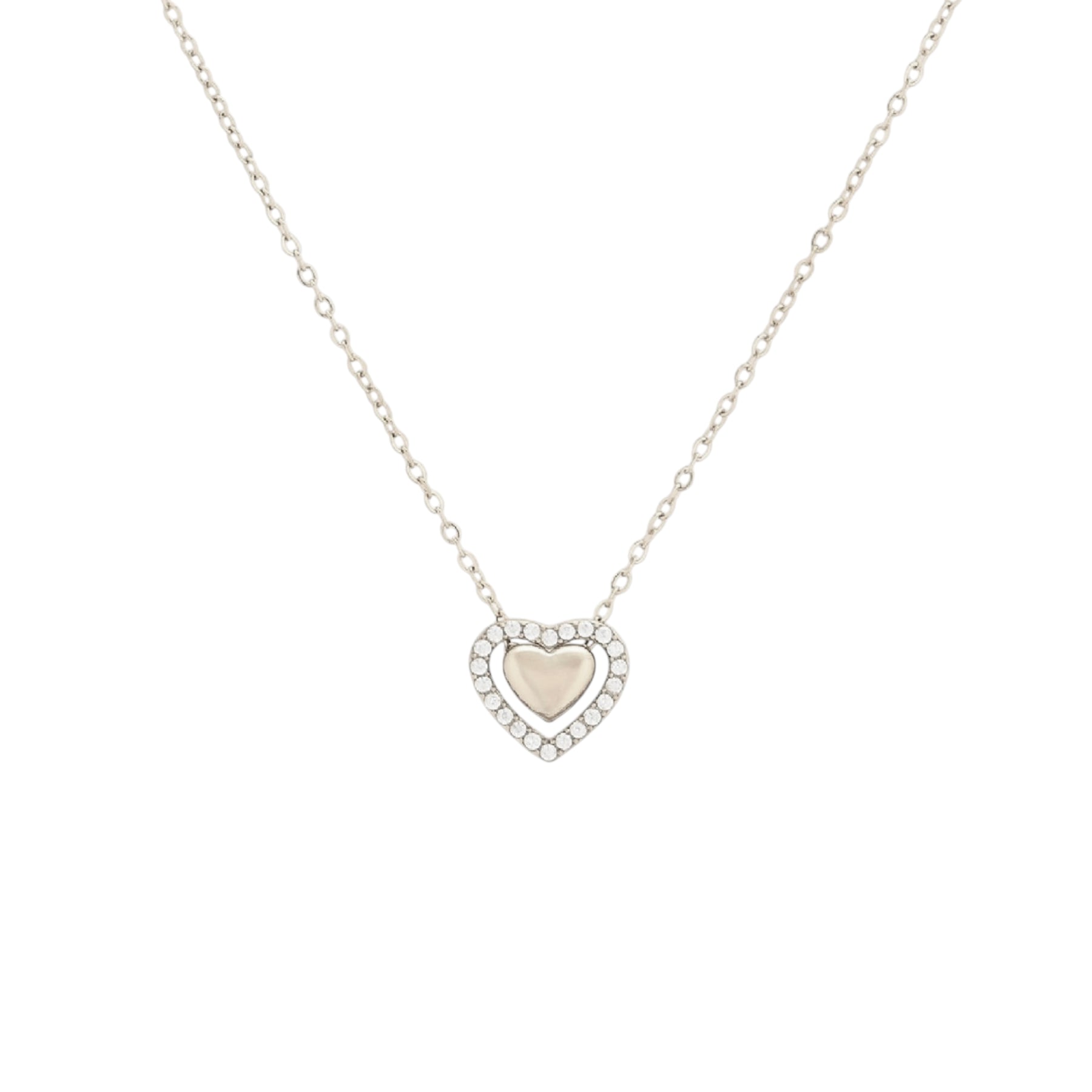 Colar Double Heart