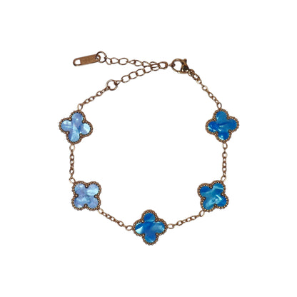 Pulseira Flower Colors Gold