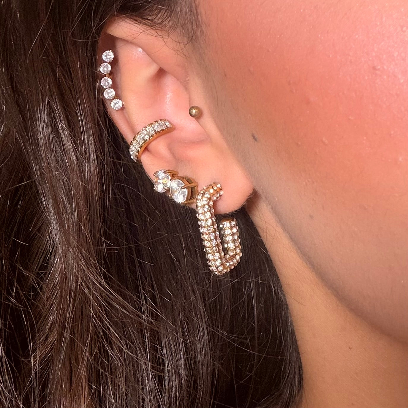 Argola Pave