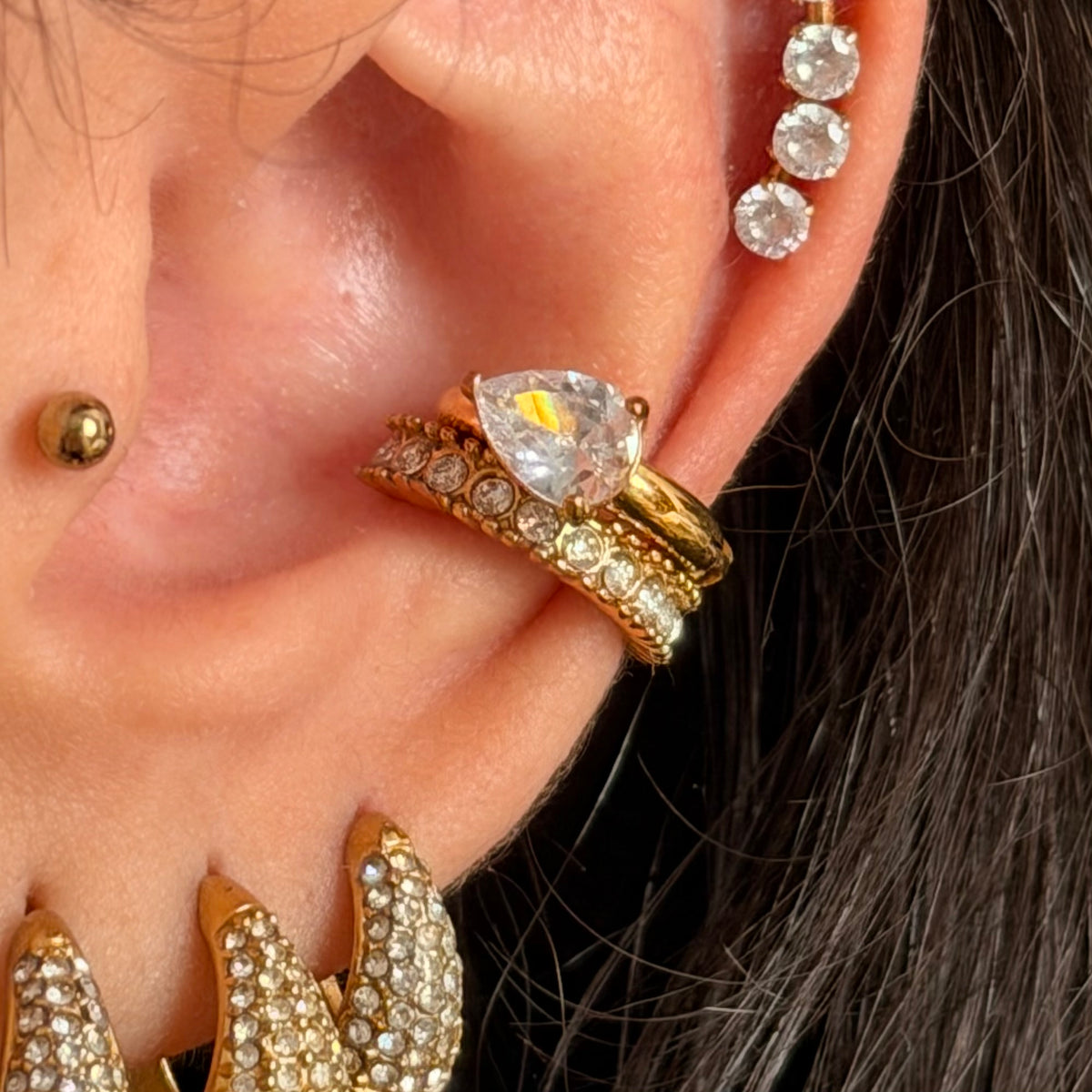 Earcuff Kylie Pear