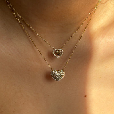 Colar Double Heart