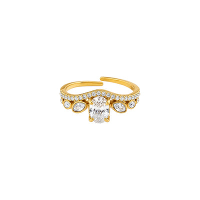 Anel Oval Crown