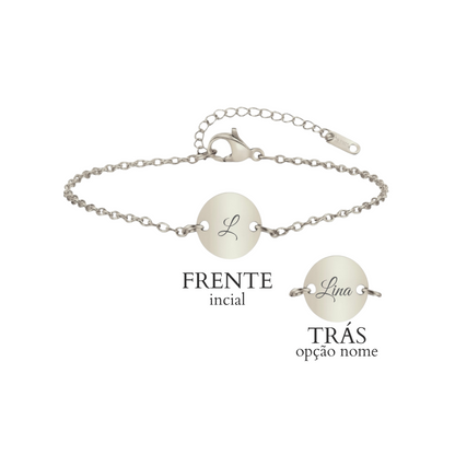 Pulseira Medalha Mini Personalizável