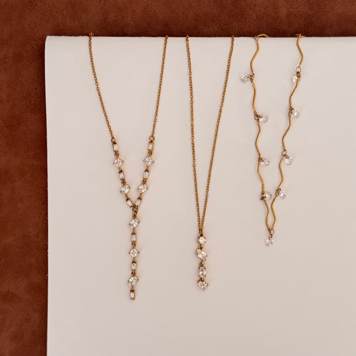 Colar Crystal Drop