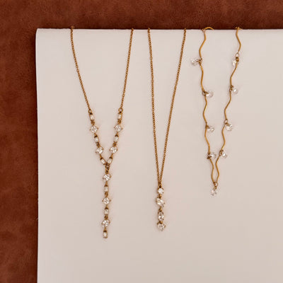 Colar Crystal Drop