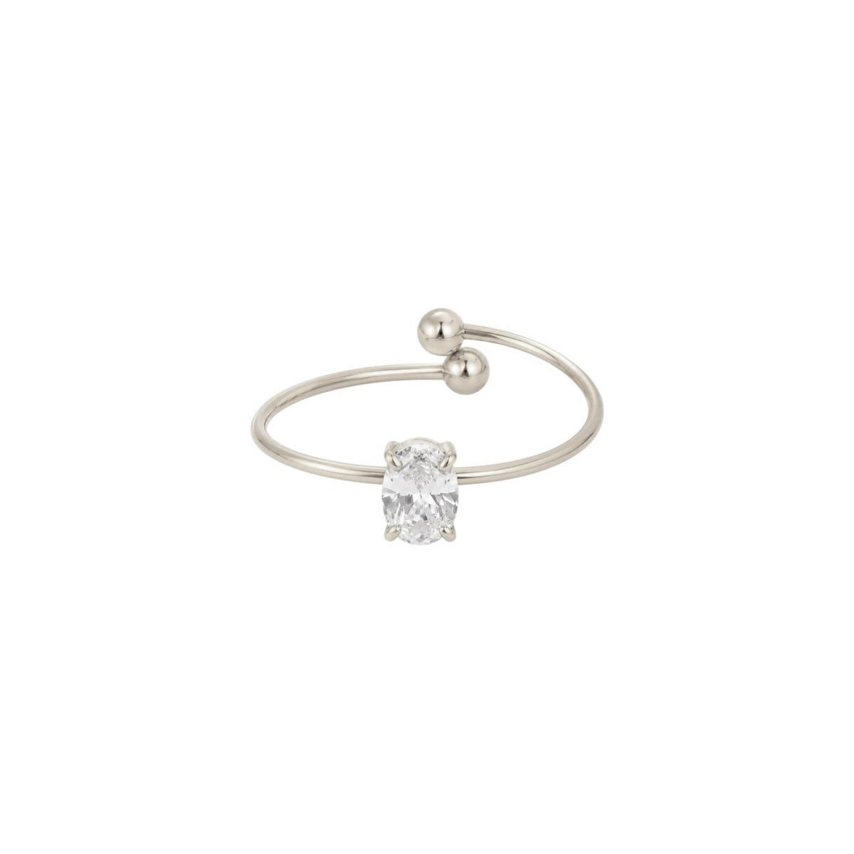 Anel Mini Oval Cut