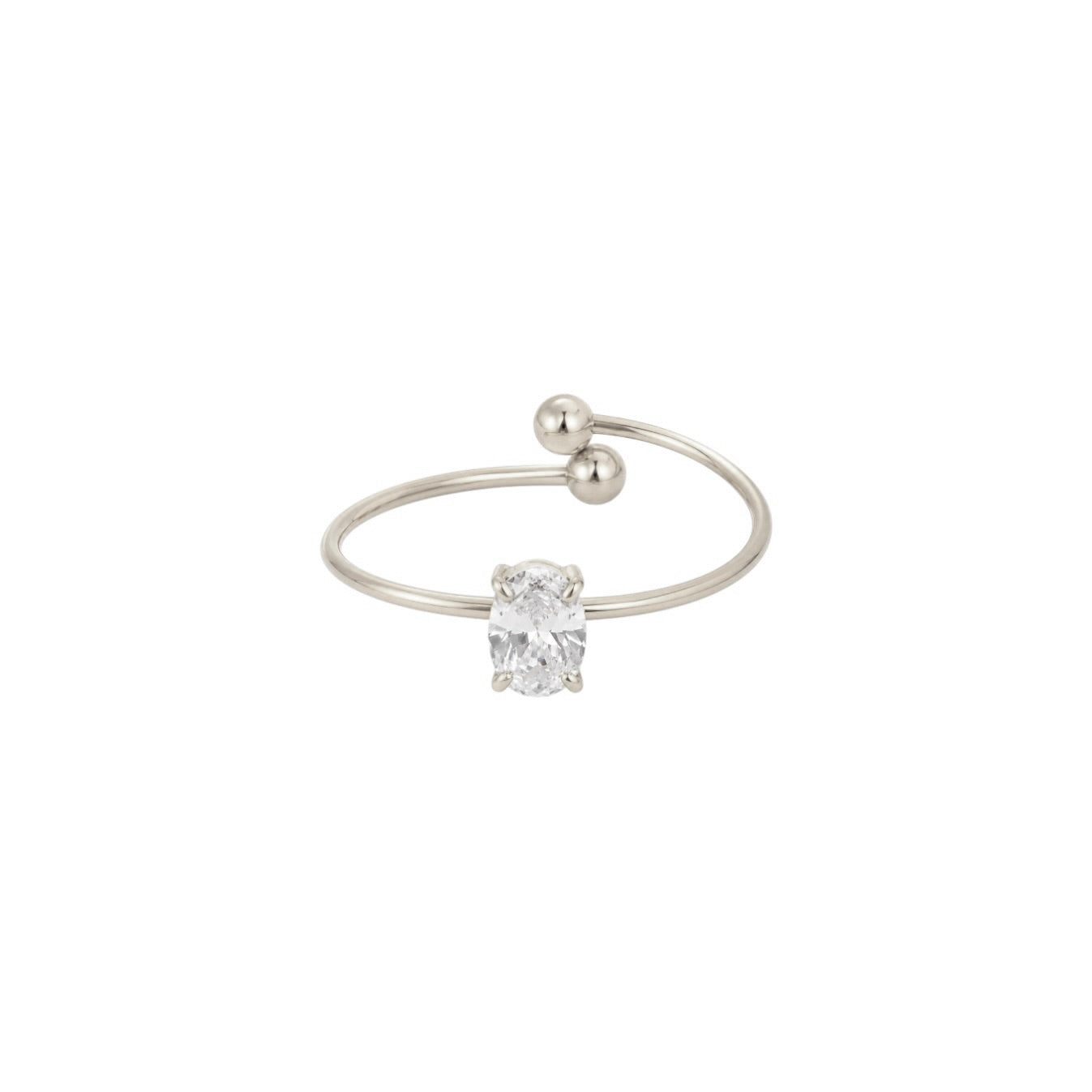 Anel Mini Oval Cut