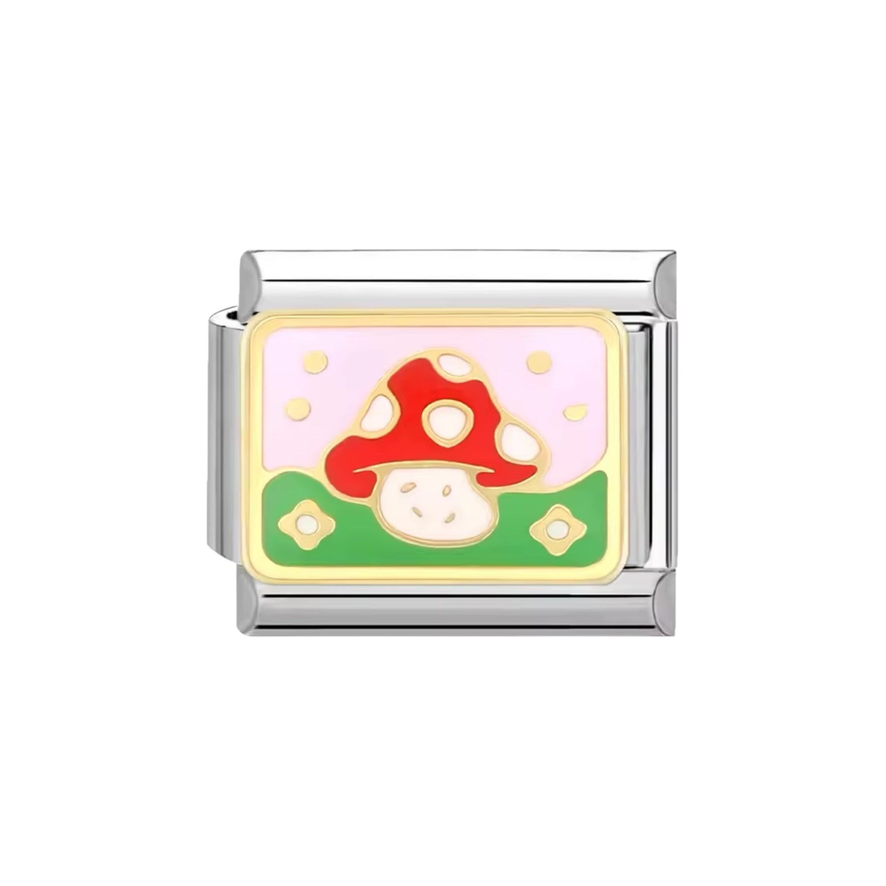 Cute Mushroom Silver