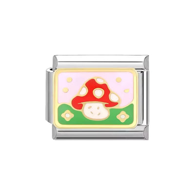 Cute Mushroom Silver