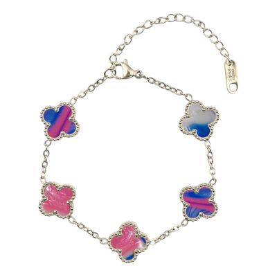 Pulseira Flower Silver