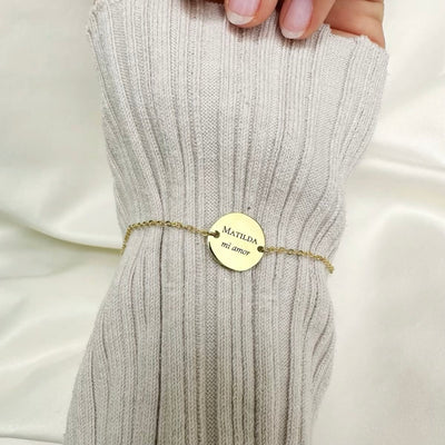 Pulseira Medalha Personalizável