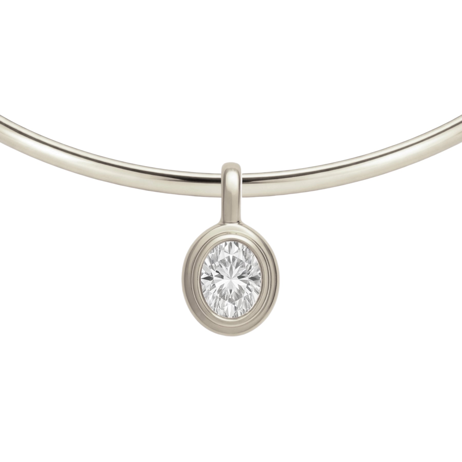 Charm Stone Silver