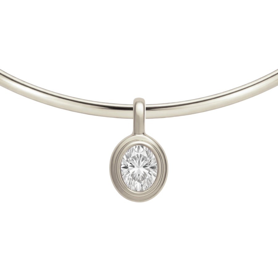 Charm Stone Silver