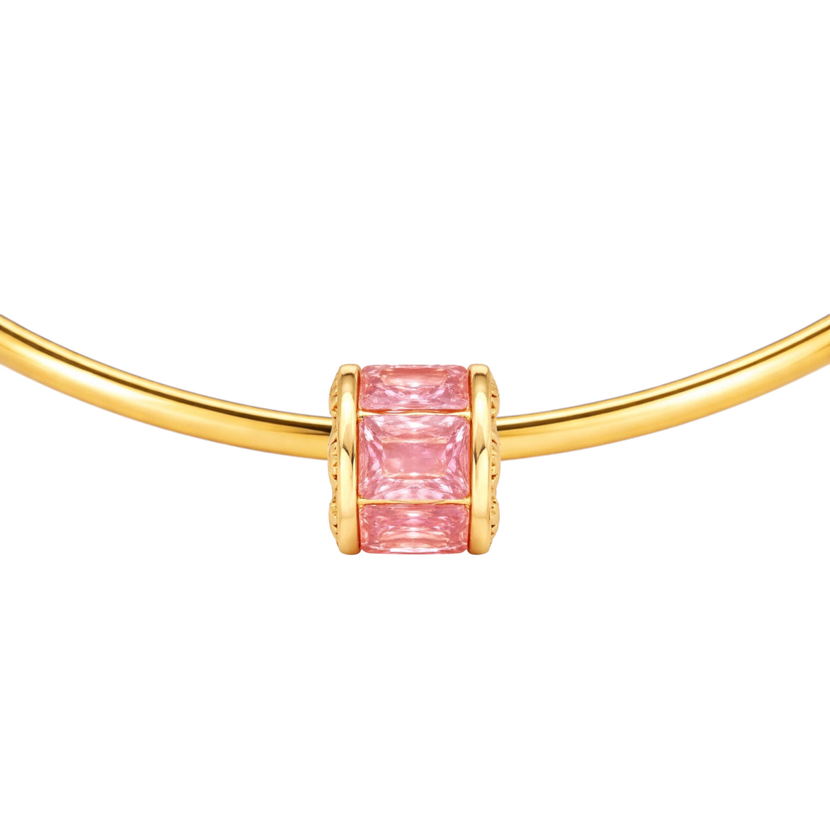 Charm Pave Pink