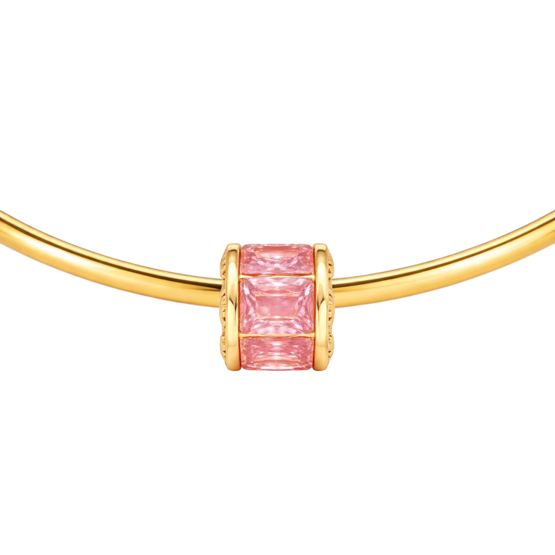 Charm Pave Pink