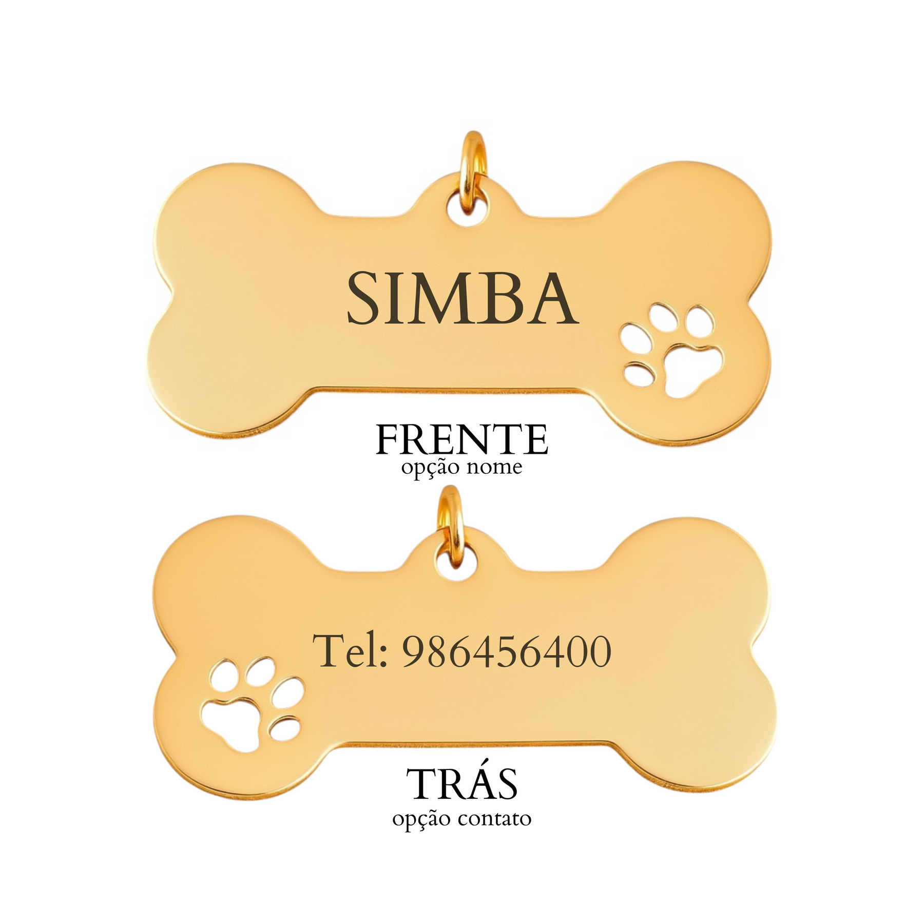 Medalha Pet Personalizável