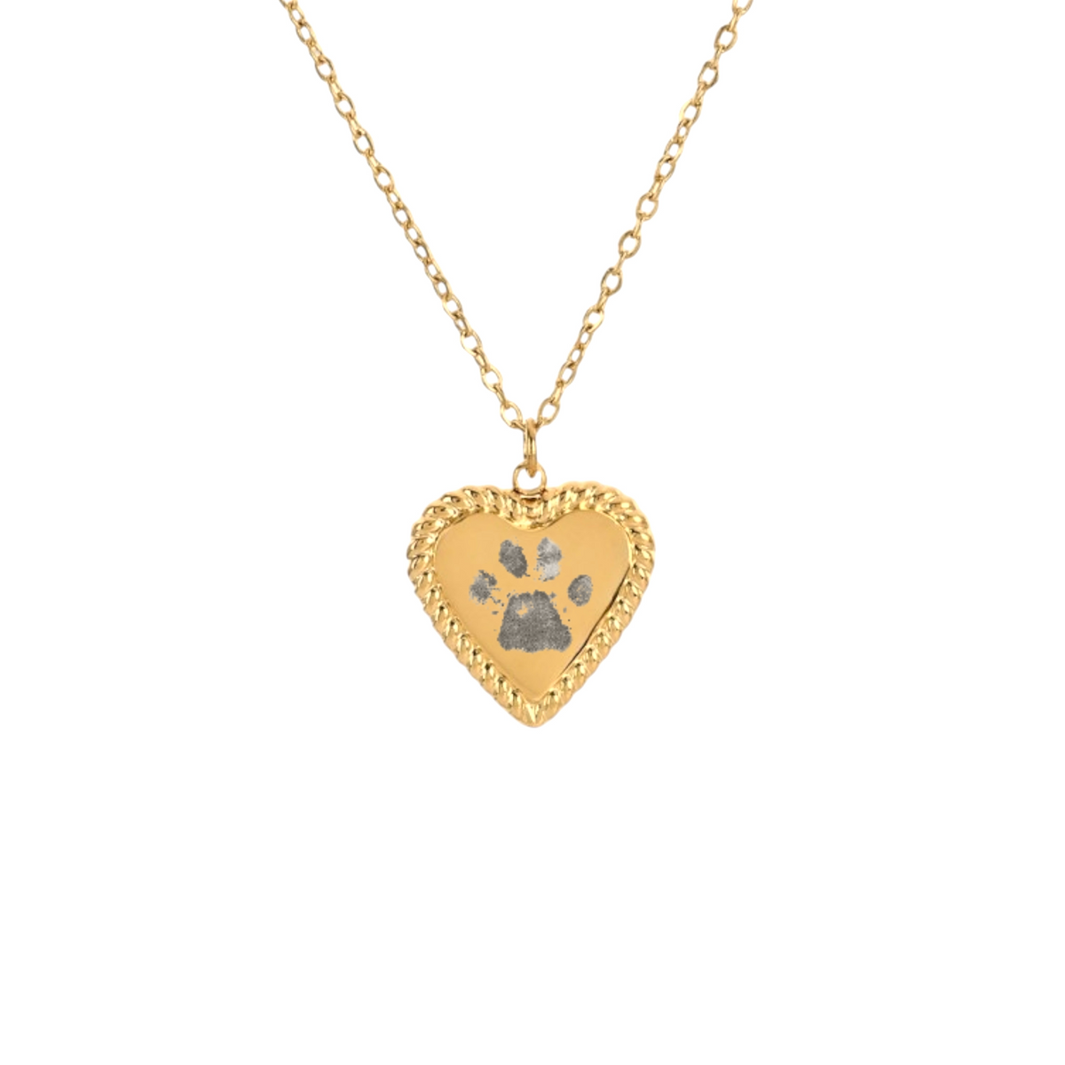 Colar Medalha Coração Personalizável
