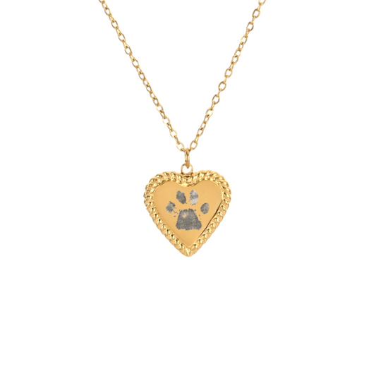 Colar Medalha Coração Personalizável