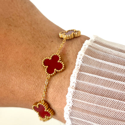 Pulseira Flower Colors Gold