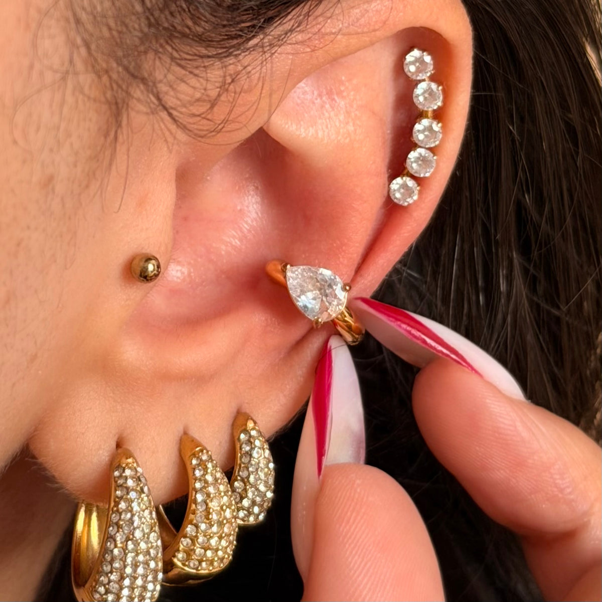 Earcuff Kylie Pear