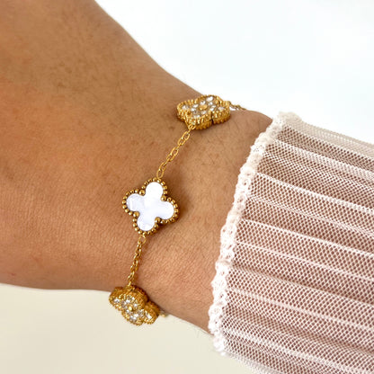 Pulseira Flower Gold