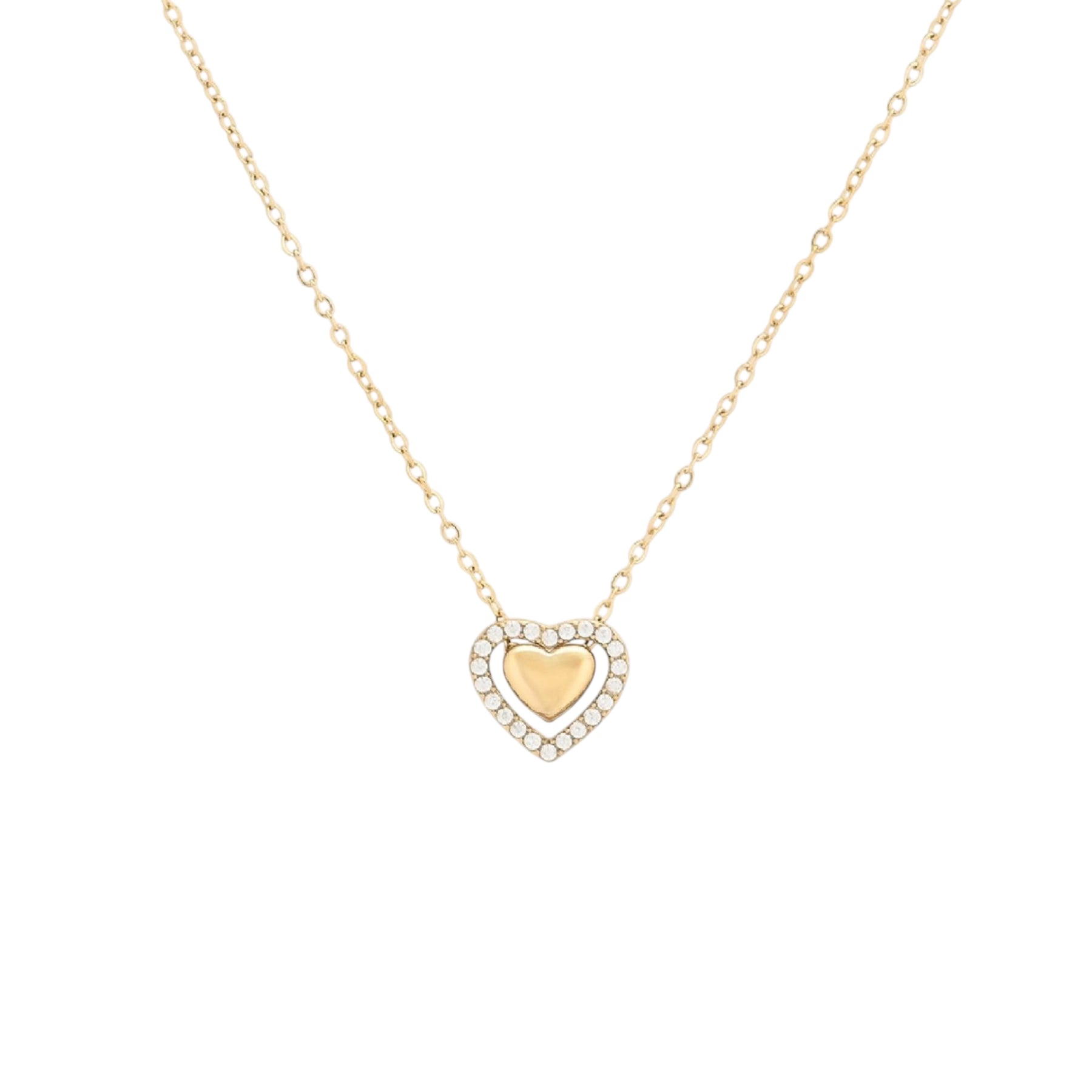 Colar Double Heart