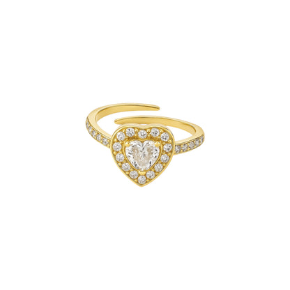 Anel Heart Shine
