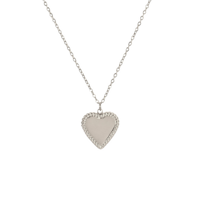 Colar Medalha Coração Personalizável
