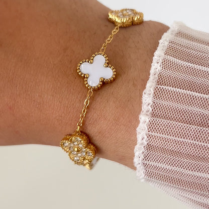 Pulseira Flower Gold